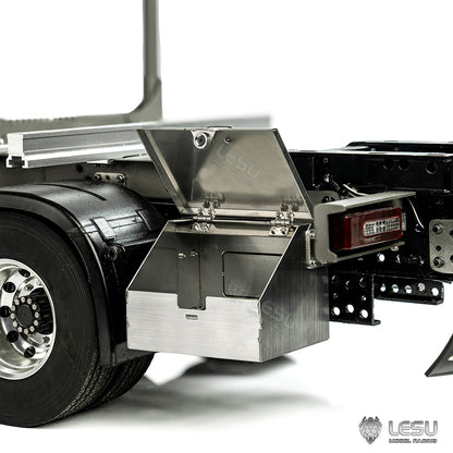 1/14 Truck Dump Truck Simulation Toolbox Openable G-6184-B Tractor Model LESU
