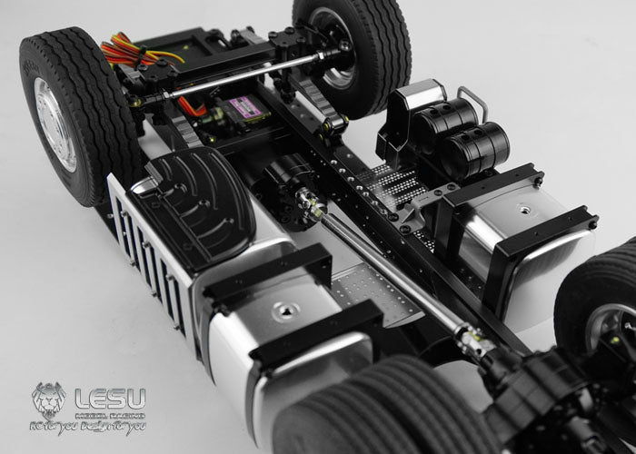 LESU 1/14 Tamiya benz1851 3363 tractor truck 6X4 metal chassis remote control model truck modification