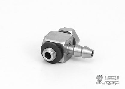 Hydraulic model modified stainless steel precision elbow straight oil nozzle M3-3 nylon oil pipe 3*2MM installation