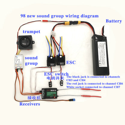 JDMODELJDM-201 bulldozer crawler forklift Hitachi forklift dedicated sound group