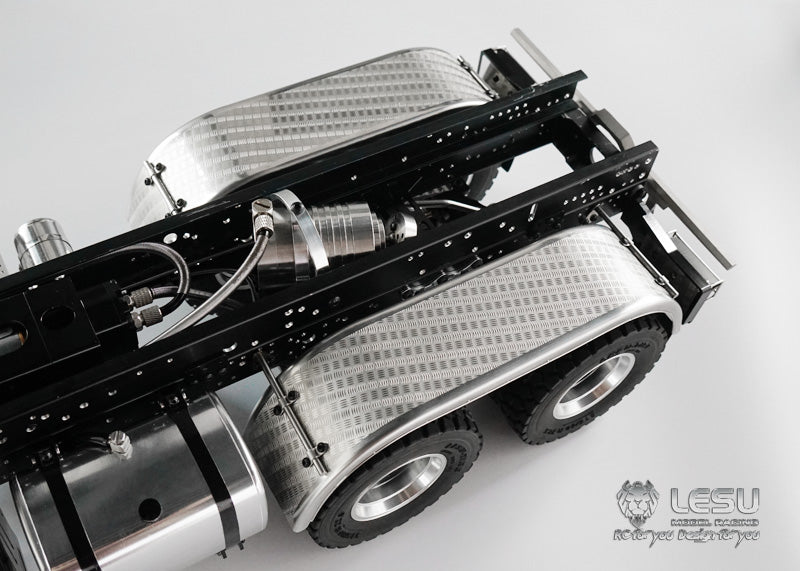 1/14 Truck Double Axle Fender S-1243 Rear Wheel Sand Plate Tamiya Mud Truck Dump Truck Model Accessories LESU