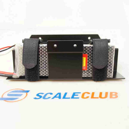 SCALECLUB DTB-TY-1 for 1/14 Tamiya RC trailer truck steering gear front storage line metal floor upgrade modification parts