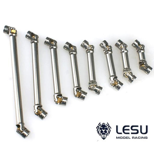LESU new size Tamiya tractor drive shaft CVD universal joint 5MM stainless steel climbing car RC model