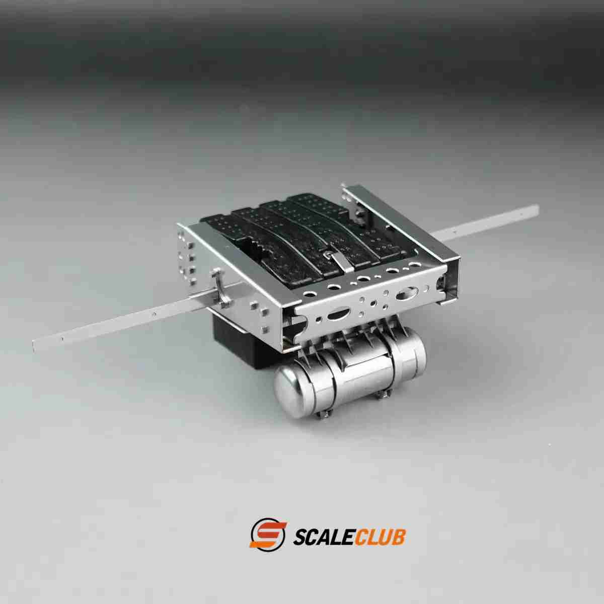 Scaleclub Tamiya 1/14 tractor truck Mercedes-Benz with two axles, battery box, gas tank, tail beam bracket