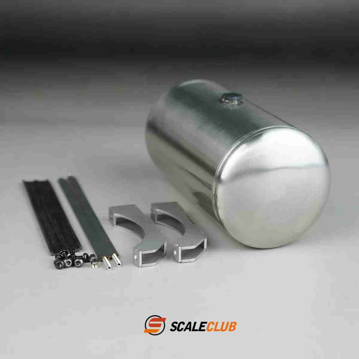 Scaleclub 1/14 Tamiya stainless steel round fuel tank King GL Global fuel tank American style fuel tank