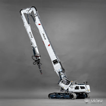 LESU 1/14 Fully Hydraulic Remote Control Model Simulation Excavator Aoue-LR960 Demolition Machine Excavator
