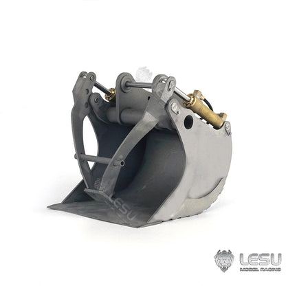 LESU 1/14 Engineering Hydraulic Excavator CAT 374F Modified Quick Change Hydraulic Grab Bucket Attachment