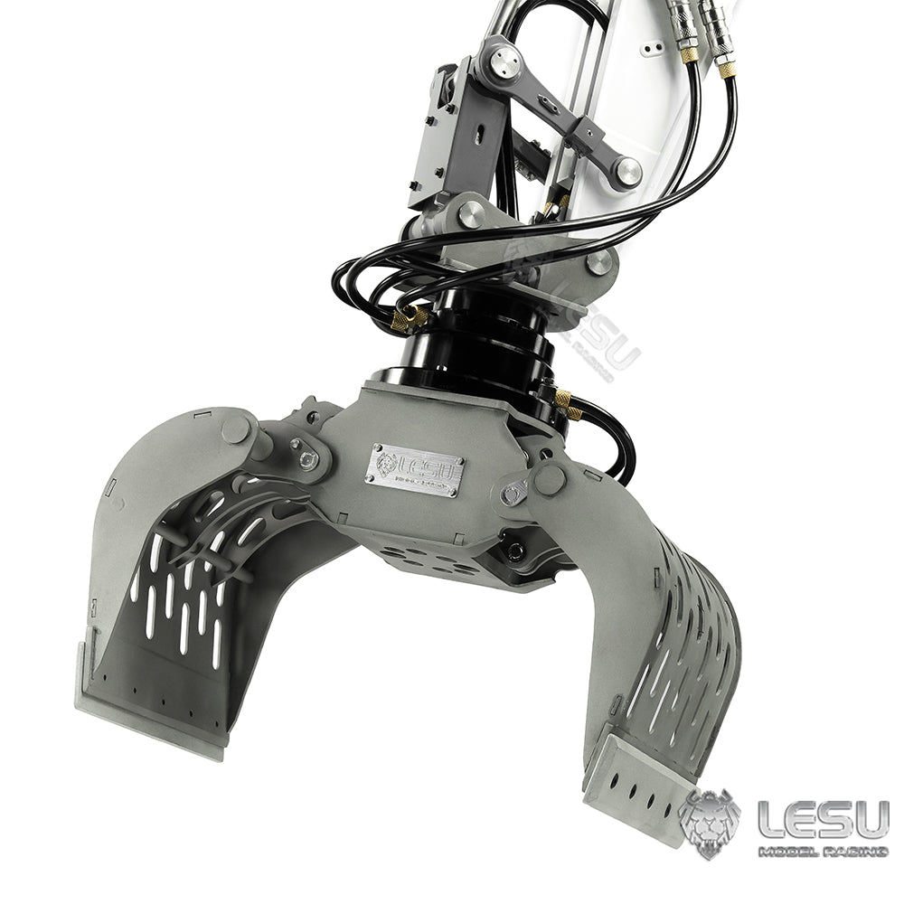 LESU 1/14 simulation hydraulic excavator PC360, wheel excavator, small short tail modified quick change hydraulic mechanical claw accessories
