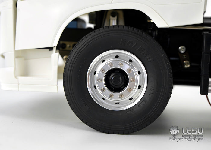 1/14 truck model toy aluminum alloy front wheel hub W-2049 Tamiya tractor LESU