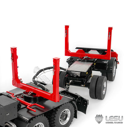 LESU 1/14 Truck-Mounted Log Grabber with Rotating Hydraulic Timber Crane - Simulation Engineering Vehicle LS-Z0073