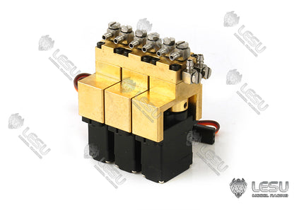 LESU hydraulic model multi-position reversing valve 1-7-way multi-way oil valve upgrade modification accessories or DIY