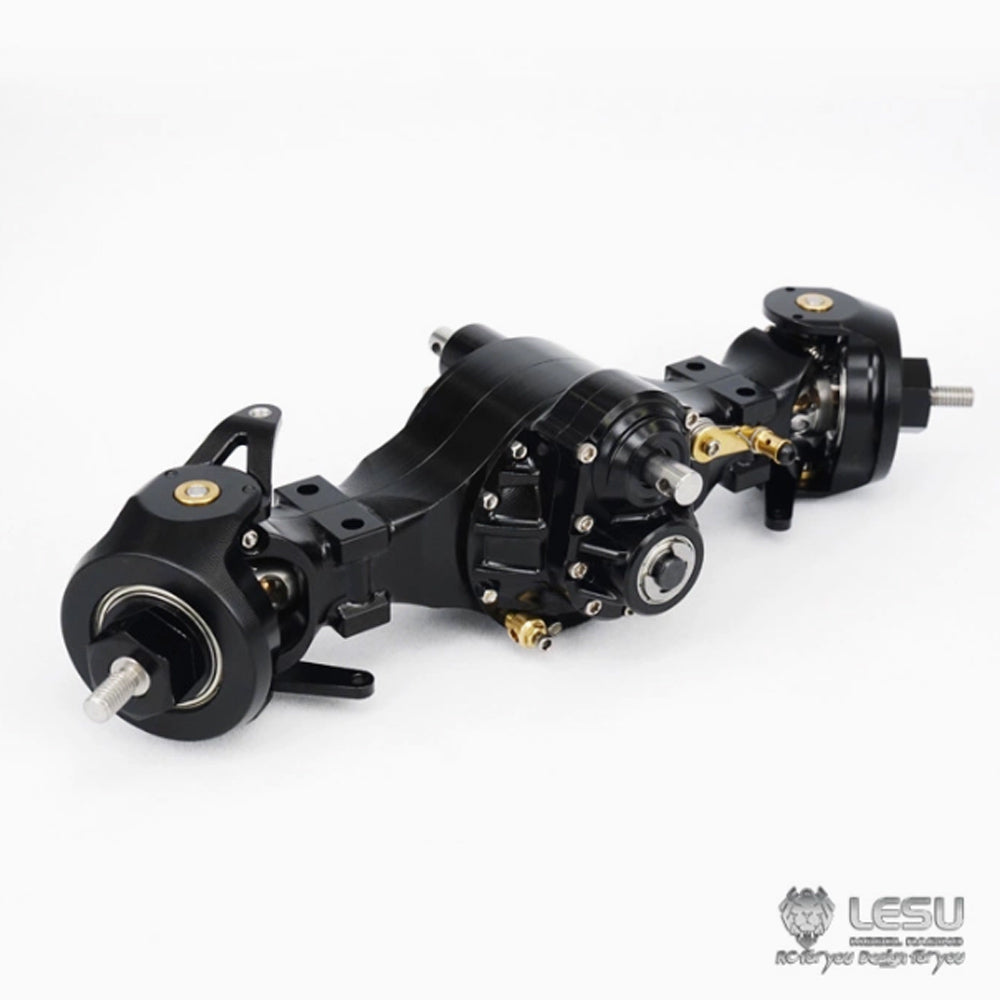 1/14 truck Tamiya tractor axle Q-900 series differential lock flange bridge mud army truck DIY model LESU