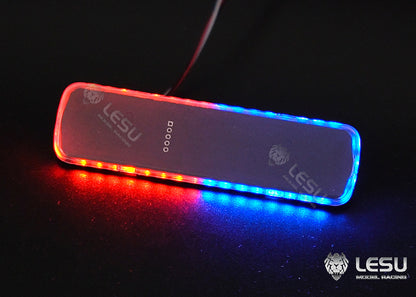 S-1311-B -RB for Tamiya 1/14 RC Truck LESU LED Red Blue Yellow Variable Mode Metal Engineering Vehicle Warning Light Parts