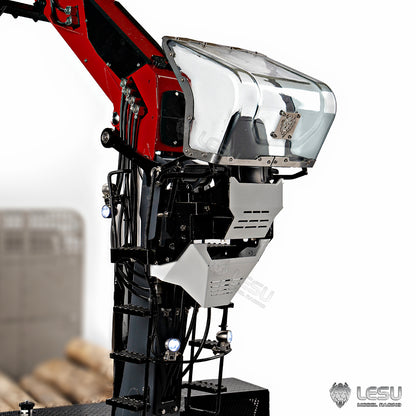 1/14 Truck Tractor Model Hydraulic Truck Crane Timber Crane with Flying Arm LS-A0002 Tamiya 8-way Valve