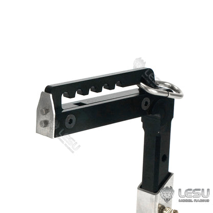LESU 1/14 simulation remote control model toy truck crane manual balance metal plate fork attachment