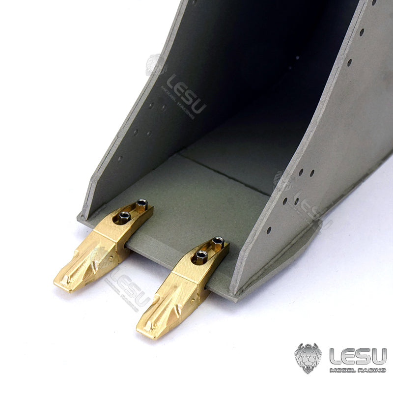 LESU 1/14 simulation hydraulic excavator PC360, wheel excavator, small short tail modified quick-release narrow bucket attachment