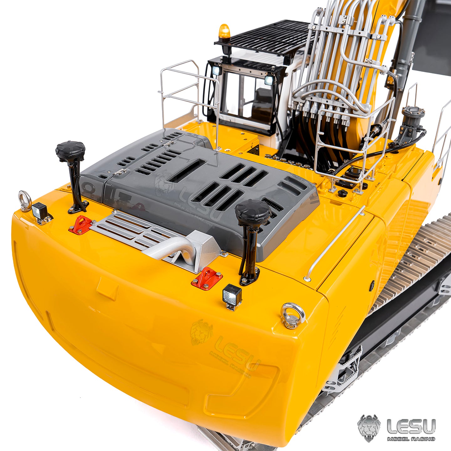 1/14 Hydraulic R956 Two-Section Arm Excavator Model BA-B0039 Motor Drive Version Dual Pump 6 Valve LESU