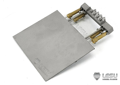 LESU 1/14 Tamiya Truck Toy Model Container DIY Modified Hydraulic Metal Tail Plate Two-way Reversing Valve LS-20161103