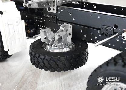 1/14 truck spare tire rack wheel anti-slip set G-6152 Tamiya mud head DIY tractor model LESU