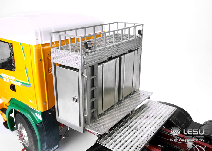 LESU 1/14 Tamiya heavy tractor truck model toy DIY modified model simulation equipment rack G-6181