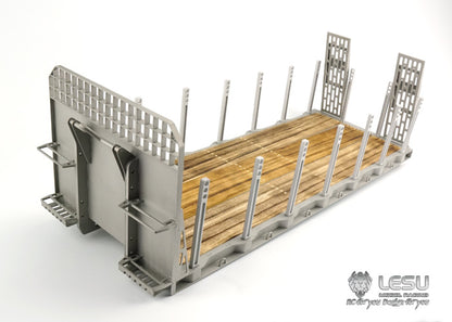 LESU 1/14 Tamiya Truck Simulation Truck Model Roll-on/Roll-off Fully Unloaded Hydraulic Drag Plate LS-20160901-G