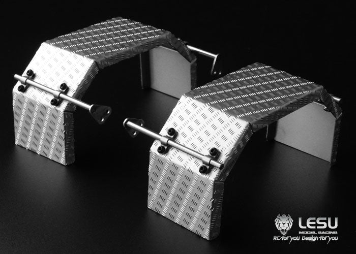 1/14 Truck Tamiya Tractor Sand Plate LS-20160901-A2 Mud Dump Truck Stainless Steel Front Wheel Fender