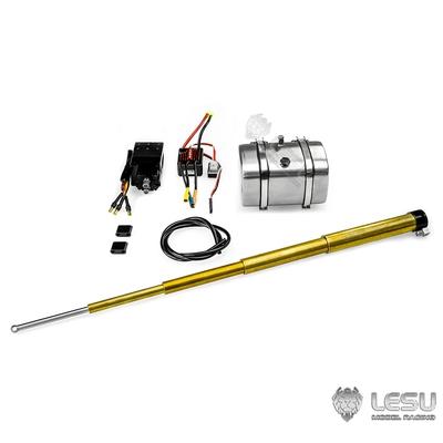 LESU Y-1509 series 1/14 front multi-stage hydraulic brass cylinder system suitable for 1/14 truck model modification and upgrade