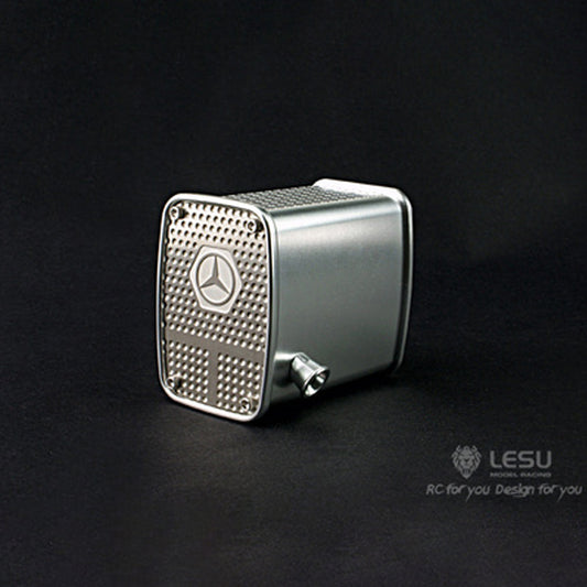 For Tamiya 1/14 RC tractor truck metal simulation exhaust tank decoration upgrade modification accessories LESU G-6050
