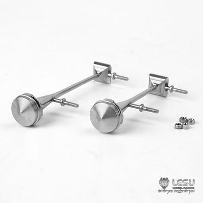 LESU Metal Stainless Steel Horn G-6195 Universal Tamiya 1/14 RC Traction Truck Dump Truck Model Toy Upgrade Modified Parts