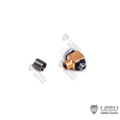LESU engineering machinery model hydraulic components Y-1533 copper tube welding straight bend nozzle excavator metal accessories