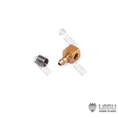 LESU engineering machinery model hydraulic components Y-1533 copper tube welding straight bend nozzle excavator metal accessories