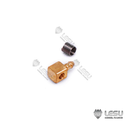 LESU engineering machinery model hydraulic components Y-1533 copper tube welding straight bend nozzle excavator metal accessories
