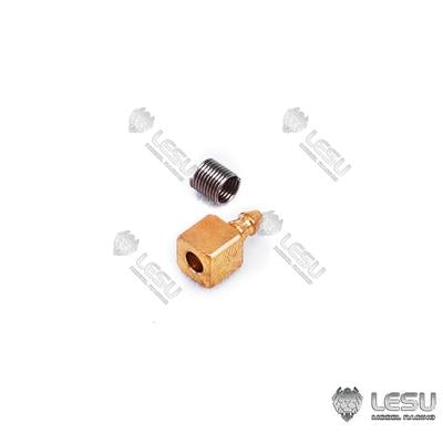 LESU engineering machinery model hydraulic components Y-1533 copper tube welding straight bend nozzle excavator metal accessories