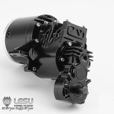 LESU1/14 truck Tamiya tractor gearbox F-5016 high torque second gear gearbox with transfer DIY dump truck
