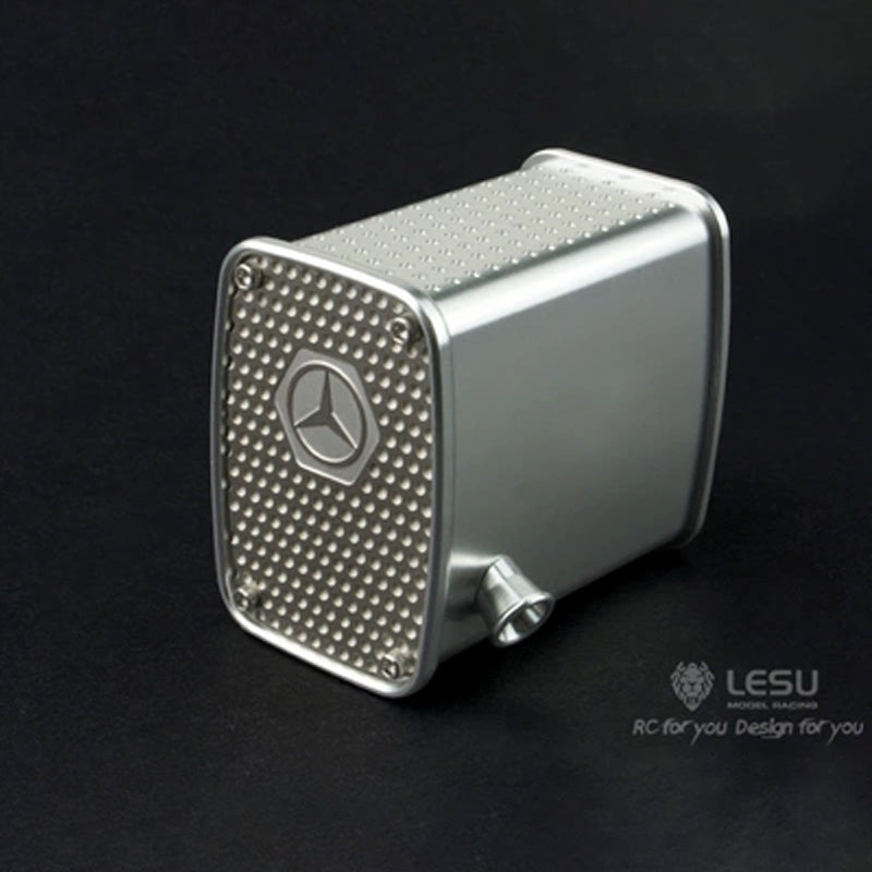 For Tamiya 1/14 RC tractor truck metal simulation exhaust tank decoration upgrade modification accessories LESU G-6050