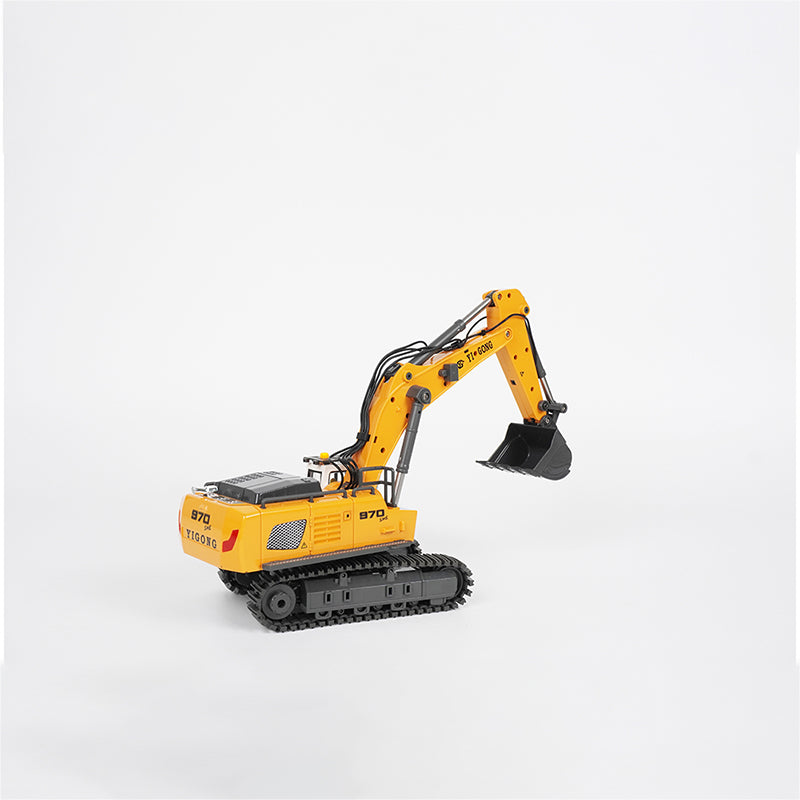 1/50 970 Electric Tracked Toy Model Excavator Engineering Truck RTR Play Version with Light and Sound Set