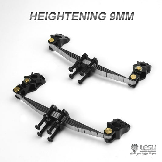 1/14 truck unpowered front axle front suspension straight steel plate assembly X-8012 Tamiya tractor mud head model LESU