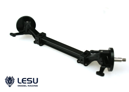1/14 truck unpowered front axle Q-9051 rear tilt angle simulation axle Tamiya tractor mud truck model LESU