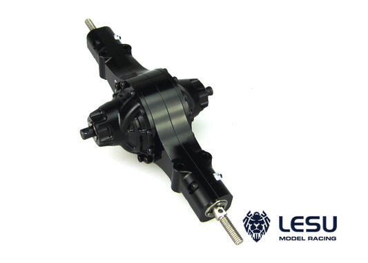 1/14 Truck Q-9024 Differential Metal Rear Through Bridge Tamiya Tractor Axle Upgrade LESU Model
