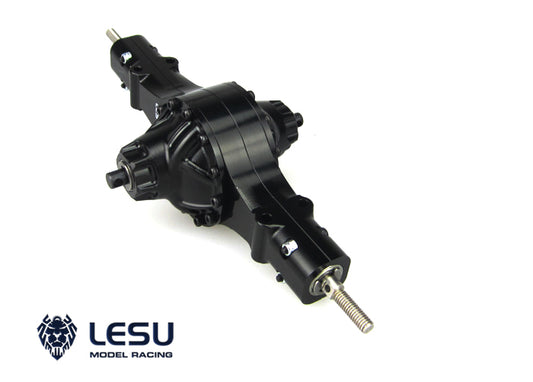 1/14 Truck Q-9022 Differential Metal Rear Through Bridge Tamiya Tractor Axle Upgrade LESU Model