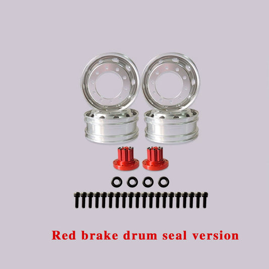 JDMODELJDM-61 static point 1:14 tractor container truck simulation truck rear narrow wheel hub