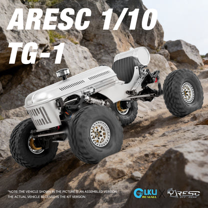 Aresc TG-1 Rock Crawler MK1330 Vintage Tractor 1/10 Scale Full Metal CNC Precision Machined