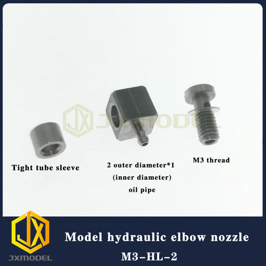 M3-2 Elbow Nozzle - JXmodel - Hydraulic Models - Truck Crane, Excavator, Hydraulic Tail Lift, Dump Truck