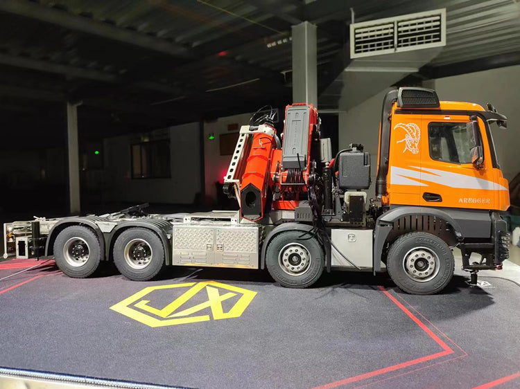 Scaleclub 1/14 F1650 Truck-mounted Crane Head Crane Front Heavy Crane Chassis 10x10