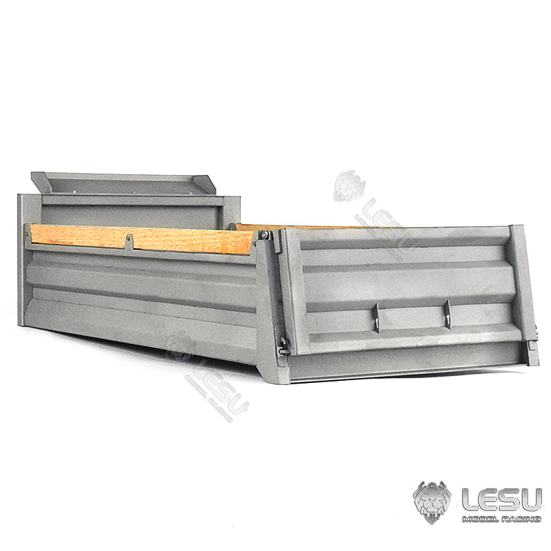 LESU 1/14 Tamiya Truck King mid-cylinder dump truck model toy metal dump bucket
