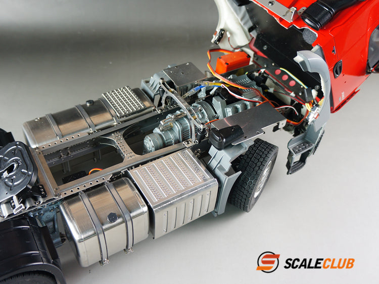 Scaleclub Model Tamiya 1/14 Mercedes Benz 3363 AROCS 4x4 4x2 Full Metal Truck Model Chassis