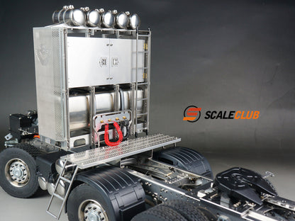 Scaleclub 1/14 Scania 8x8 Heavy Duty Trailer Chassis with Authentic Vehicle Craftsmanship and Variable Section Beam