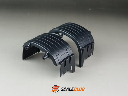 Scaleclub Tamiya 1/14 truck tractor with single axle, double axle, single load, fenders