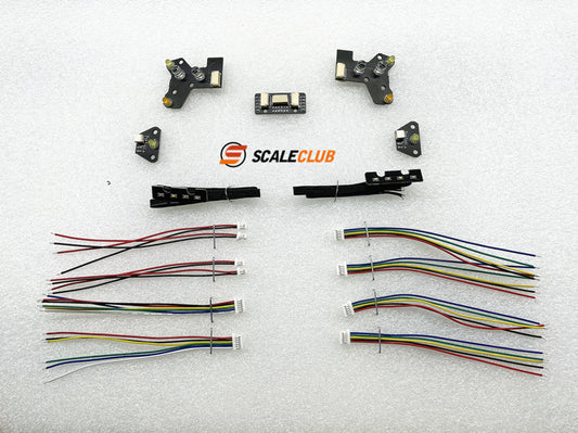 Scaleclcub model Mercedes Benz 3363 low roof engineering mud head body shell supporting light group module module