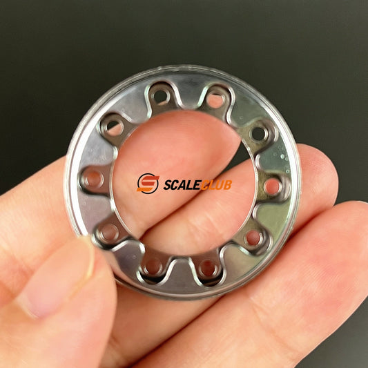 Scaleclub 1/14 tractor truck dump truck power shaft head hub guard ring cover plum blossom style
